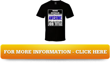 Finance Controller Because Awesome official Job Title T Shirt A